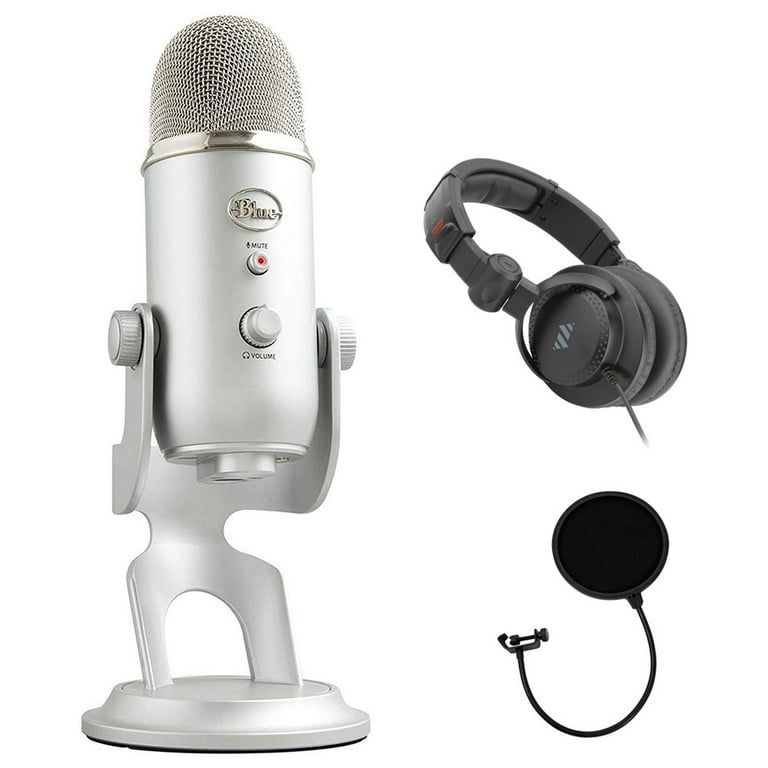 Blue Yeti Pro USB & XLR Microphone Plus Pack Bundle with Presonus