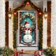 thumbnail image 5 of Herunwer Elastic Christmas Front Door Cover, Holiday Door Banner for Photography Background, Xmas Party Photo Booth and Home Decor, 5 of 6