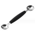 thumbnail image 1 of Stainless Steel Scoop for Kitchen, Non-Slip Grip Double-Sided Melon Baller, Comfortable Handle for Professional-Grade Performance, Durable Safe Rustproof Corrosion Resistance,, 1 of 5