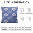 thumbnail image 5 of COMIO   Throw Pillow Covers Decorative Couch Pillows Covers, Blue and White Porcelain Scale Texture Square Pillow Cases for Bedroom Car Living Room, 5 of 5