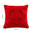 thumbnail image 3 of SLYNSHome Fall Throw Pillow with Insert,Red Embossed Maple Leaf 45x45 cm Soft Plush Cushion, Autumn Decorative Pillow for Sofa Couch Living Room Thanksgiving Home Decor, 3 of 7