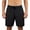 Black_013, variant on Domuza Men's Athletic Running Shorts Lightweight Gym Workout Shorts Loose Beach Pants with Pockets Black L