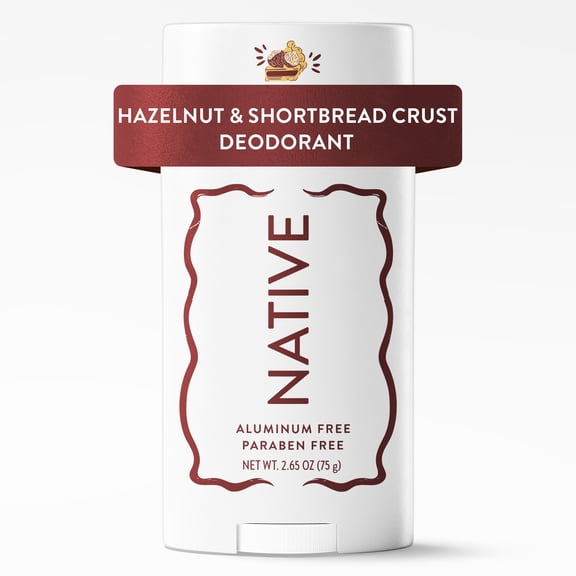 Native Aluminum Free Deodorant, Hazelnut & Shortbread Crust, 2.65oz