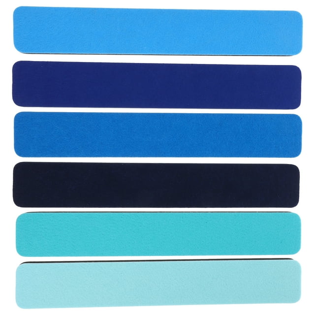 6Pcs Felt Pin Board Strips Self-adhesive Bulletin Boards Household Memo Board Strips