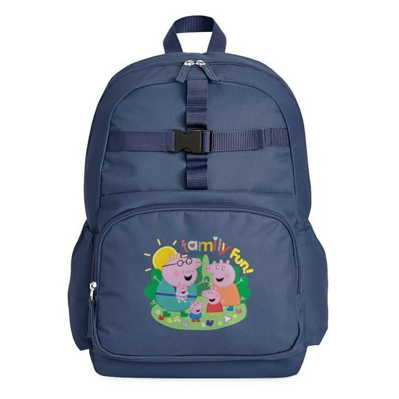 CafePress - Peppa Pig: Family Fun! - Cute School Travel Backpack