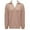 Khaki, variant on Women's Oversized V-Neck Knit Sweater - Fall Winter Drop Shoulder Long Sleeve Solid Color Comfort Pullover Top For St Patricks Day Outfits,Size:S