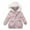 Pink, variant on Luogg Snow Children Hoodie Jacket Winter Thick Outwear Warm Zip Girls Kids Coats Girls Coat&jacket Kids Snowsuit Size L