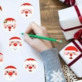 thumbnail image 5 of Cheapark 500PCS 1in Santa Claus Head Christmas Stickers - Adhesive Decor for Party Favors or Gift Bags, Cute Festive Holiday Stickers, 5 of 6