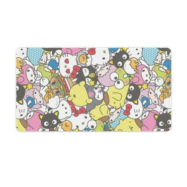 Hello Kitty Desk Mat, Large Desk Pad Large Mouse Pad Desk Accessories Desk Pad Mat for Office Computer Keyboard Laptop Mouse Desk Pads