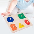 thumbnail image 3 of Grab -Earlier memory games, Montessori shape puzzles, sensory toys, wooden shape square, 3 of 8