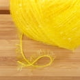 thumbnail image 3 of Worsted Weight Dish Scrubby Sparkle Yarn, 50g Per Skein, 4 Skeins Color 111 Yellow, 3 of 7