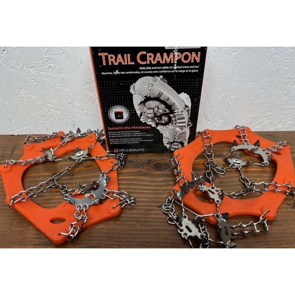 Hillsound Trail Crampon Traction Device, Orange, Small M: 6-8 W: 7-9