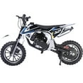 thumbnail image 2 of MotoTec Warrior 52cc 2-Stroke Gas Dirt Bike, Black, 2 of 6