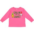 thumbnail image 3 of Inktastic Chillin' with My Gnomes Boys or Girls Long Sleeve Toddler T-Shirt, 3 of 5