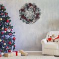 thumbnail image 4 of Guirnalda navideña para decoración de pared, corona navideña de nieve de 35cm, guirnalda para puerta y ventana, adornos con letras Merry Christmas, 4 of 5