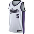 thumbnail image 2 of Unisex Nike De'Aaron Fox White Sacramento Kings Swingman Jersey - Association Edition, 2 of 3