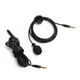 thumbnail image 2 of Micrófono de solapa profesional con clip mini de 3,5 mm y cable de audio de 2 m para grabación en vivo, color negro, 2 of 14