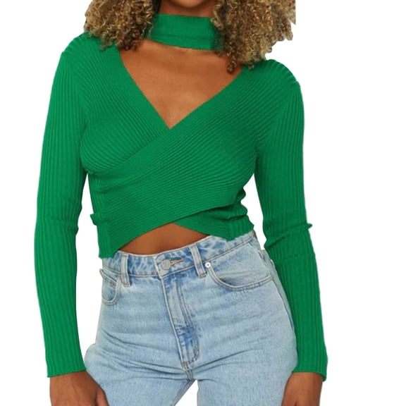 Vedolay Women's Long Sleeve T Shirt Lace Casual Loose BlousesSweatshirts Green,S