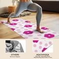 thumbnail image 4 of Pioneer Flower Floral Print Pattern Hot Yoga Mat Towel Non Slip for Hot Yoga - Quick-Drying Yoga Mat Cover with 4 Corner Pockets with Travel Bag - Hot Yoga Towel Non Slip 70"x26", 4 of 6