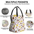 thumbnail image 3 of Colorful Softball and Fashion Icons Pattern Drawstring Lunch Bag Women - Drawstring Lunch Bag Insulated for Work Office - Stain-Resistant Large Lunchbags for Women with Multi-Pockets, 3 of 6