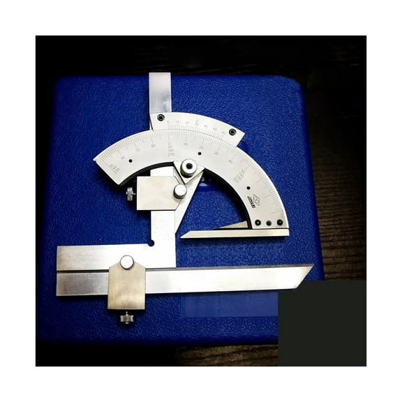 Angle Ruler 0-320 Degree Universal Protractor Carbon Steel Goniometer Angle Finder Measuring Tools for Measure Inner/Outer Angle ,Easy to Use