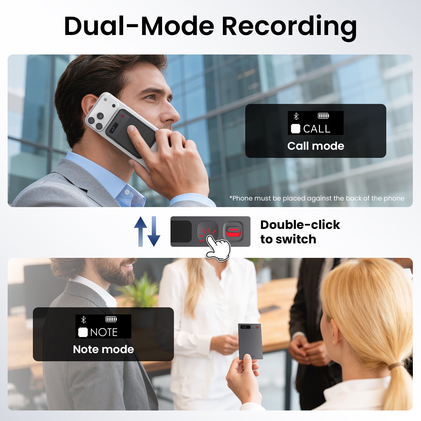 AI Voice Recorder, NEWYES Ailog Smart Audio Recorder, App Control, Transcribe & Summarize, 188+ Languages Translation, 64GB Memory, Audio Recorder for Meetings, Lectures, Calls, Business, Class