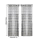 thumbnail image 3 of Cortina semitransparente Cortina de gasa para ventana Divisor de habitación para balcón de dormitorio, 140x260cm, Gris, 2 piezas Methold LF0161-06B*2, 3 of 7