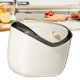 thumbnail image 5 of Bote de basura pequeño colgante, contenedor de abono de cocina sin perforaciones montado en la pared con tapa para encimera debajo del fregadero, baño, sala de estar M, 5 of 10