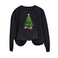thumbnail image 6 of asdoklhq Christmas Long Sleeve Tops for Women Round Neck Christmas Printed Sweatshirt Long Sleeved Top Sweatshirt Black M, 6 of 6
