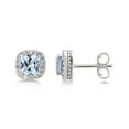 thumbnail image 3 of Arista Diamond Accent Blue Topaz & White Sapphire Women's Earrings & Necklace Gift Set in Sterling Silver, 18", 3 of 7