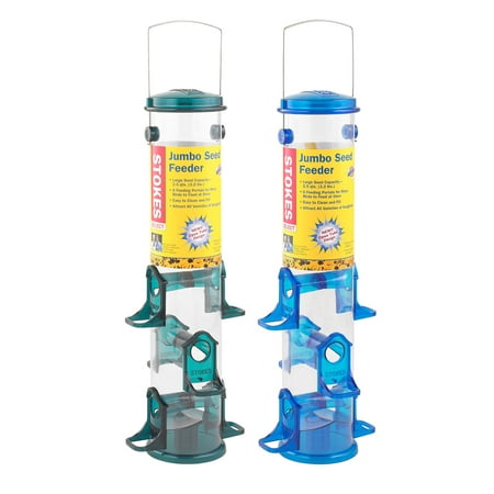 10 Lb Squirrel - Classic Brands LLC 38030 3.2 Lb Stokes Select® Jumbo Seed Feeder Assorted Colors