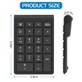 thumbnail image 3 of Teclado numérico inalámbrico Foloda de 22 teclas para ordenador portatil/PC/Windows, 3 of 7