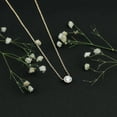 thumbnail image 3 of Rosec Jewels - Lab Grown Diamond Necklace for Women - EF-VS Quality - Ready to Gift with Jewelry Box, 10K Yellow Gold, 3 of 8