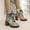 Multicolour, variant on LSLJS Women's High-Heels Ankle Boots, Fashion Women's Thick High Heel Up Ankle Boots Platform Bandage Student Shoes, Women's Ankle Boots & Booties