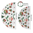 thumbnail image 4 of Ryvnso Christmas Tree Skirt Vintage Santa Claus Trees Xmas Tree Skirts Ornament Home Decorations 35.4", 4 of 6