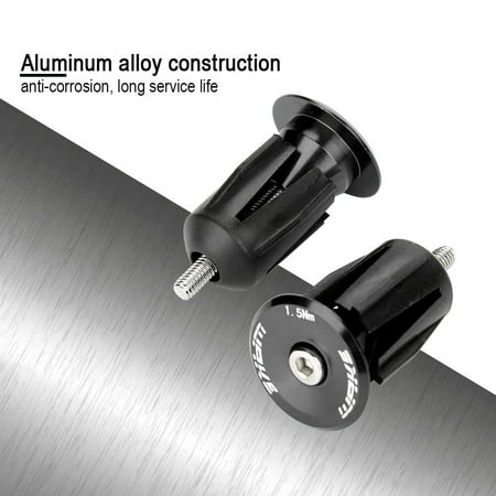 Grips Bar End Plugs - Anauto 1 Pair Aluminum Alloy Bike Bicycle Handlebar Handle Grip Bar End Plug Cap Parts