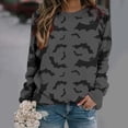 thumbnail image 2 of Enjoytime Women's Halloween Sweatshirts Trendy Printed Long Sleeve Pullover Tops Gothic Fall Plus Size Clothes 2025, 2 of 5