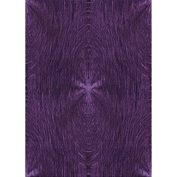 Ahgly Company Indoor Rectangle Patterned Deep Purple Area Rugs, 2' x 3'