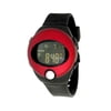 Spoon by Seiko Midsize Black and Maroon Watch