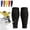 Black, variant on Kids, Teens & Adults Skiing Shin Guards - Impact-Resistant, Breathable Elastic with Sock Design, Leg Protection for Skiing & Snowboarding