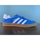 thumbnail image 2 of Ad-id-as Gazelle Indoor Blue Bird/White/Gum Men's Size 12 H06260, 2 of 6