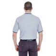 thumbnail image 2 of UltraClub Men's Short-Sleeve Whisper Piqué&nbsp;Polo with Tipped Collar and Cuffs, 2 of 3