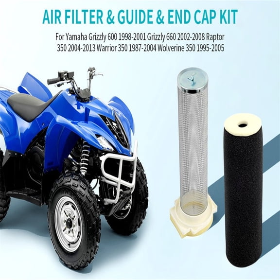 Air Filter Cage Guide Kit for Yamaha Wolverine 350 1995-2005 and Warrior 350 1987-2004, Replaces 1UY-14468-00 1UY-14451-00, 1-Pack