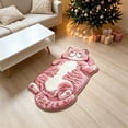 thumbnail image 6 of EaskTriop Irregular Cat Shape Rug, Adorable Chubby Tufted Plush Floor Mat, Non Slip Soft Doormat for Bedroom Entryway Home Decor, 6 of 7