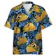 thumbnail image 3 of Camisa hawaiana con estampado 3D de Shiba Inu para hombre, divertida camisa hawaiana con estampado de animales, blusas casuales de manga corta con solapa para verano, 3 of 5