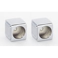 thumbnail image 4 of Alno A6546-PB Cube Shower Rod Brackets Polished Brass, 4 of 6