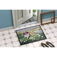 thumbnail image 2 of Carolines Treasures 7446MAT Saint Bernard in Flowers Doormat 18x27 27"L x 18"W multicolor, 2 of 4