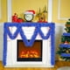 thumbnail image 4 of Xihbxyly Cintas Decorativas Navideñas de Rayas Rojas y Azules, de Plástico Duradero, Ideales para Decoración Navideña, Multiusos, Fáciles de Colgar, 5 M de Largo., 4 of 7