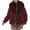 #414-Red, variant on Wowcloth Women's Casual Solid Color Long Sleeve Cotton Coat - Relaxed Fit, Versatile Outerwear for Daily Use & Casual Outings