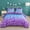 Purple & Blue, variant on Flymme Girls Comforter Set Queen Size,3 Piece Bed in a Bag Queen Purple Pink Bedding Set with Pillowcases ,Soft and Breathable Bed Set for Bedroom Decor